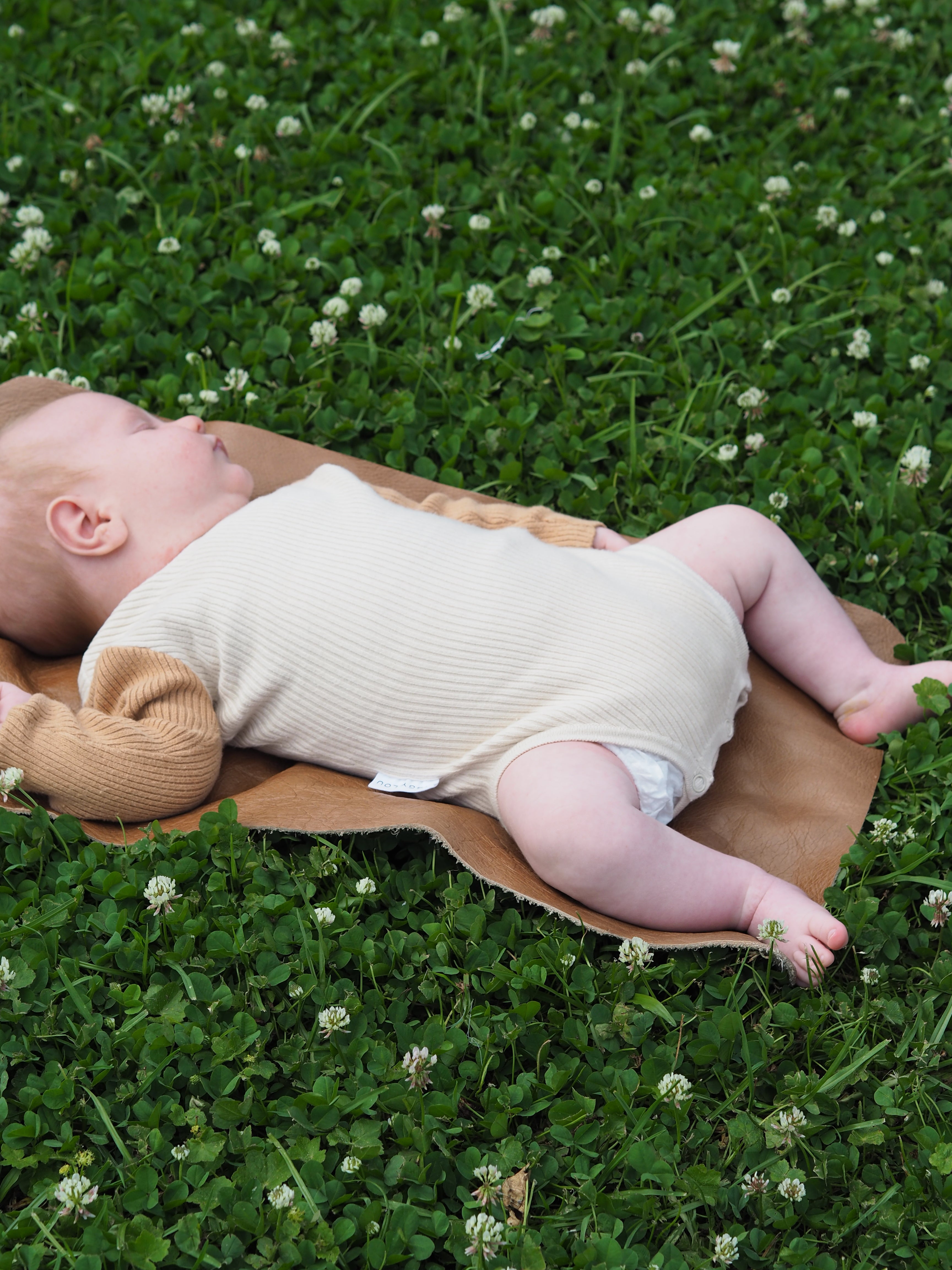 Premium Leather Baby Changing Mat – 100% Plastic-Free